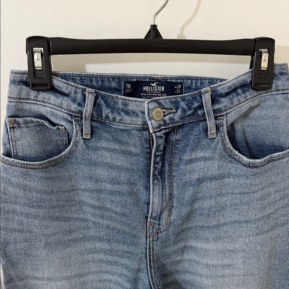 Hollister “High Rise Wide Leg” Jeans
